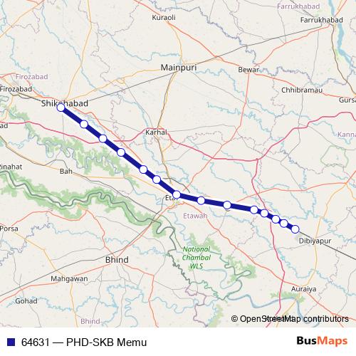 64631 rail Line Map