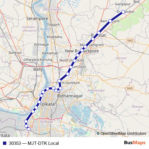 30353 rail Line Map