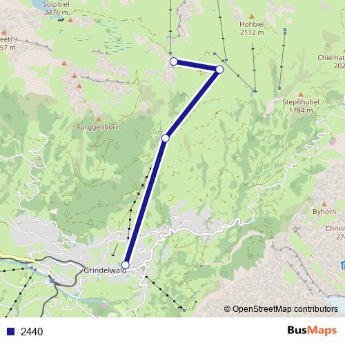 2440 cable-car Line Map