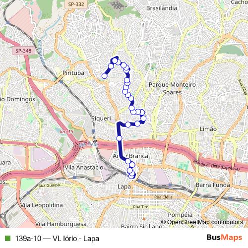139a-10 bus Line Map