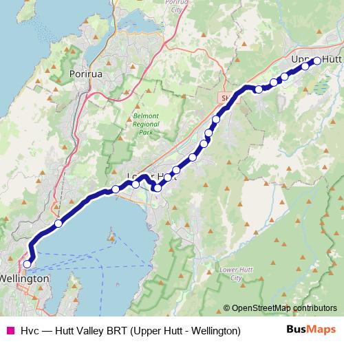 Hvc bus Line Map
