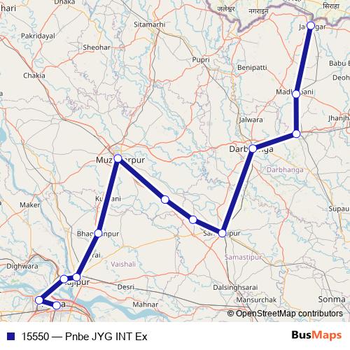 15550 rail Line Map