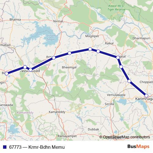 67773 rail Line Map