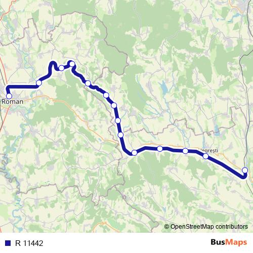 R 11442 rail Line Map