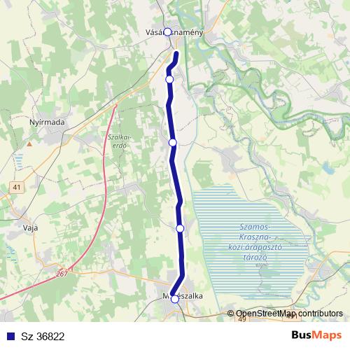 Sz 36822 rail Line Map