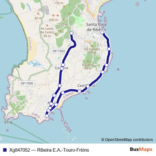 Xg847052 bus Line Map