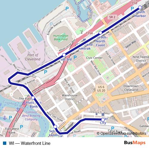 Wl tram Line Map