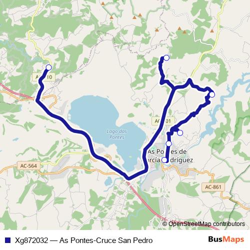 Xg872032 bus Line Map