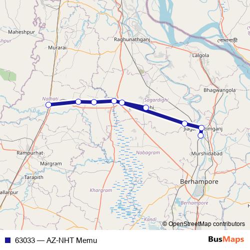 63033 rail Line Map