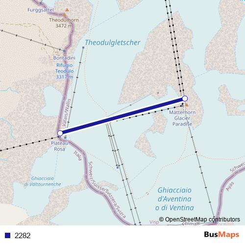 2282 cable-car Line Map