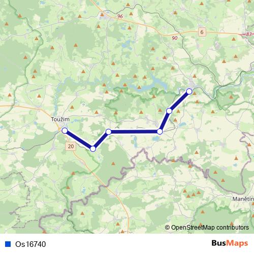 Os16740 rail Line Map