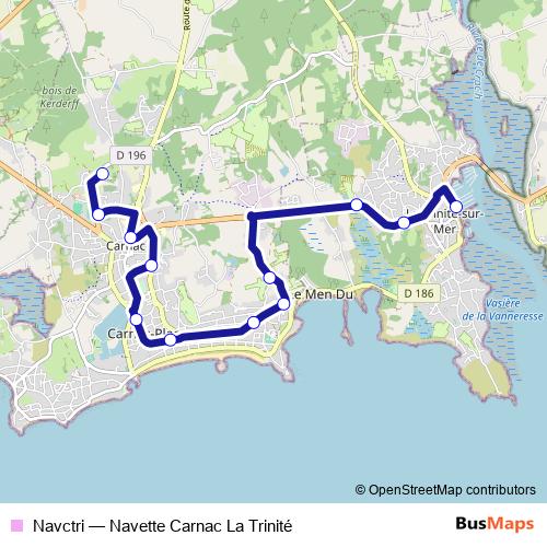 Navctri bus Line Map