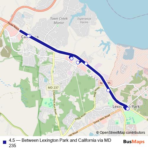 4.5 bus Line Map