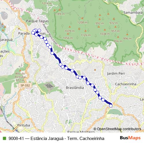 9008-41 bus Line Map