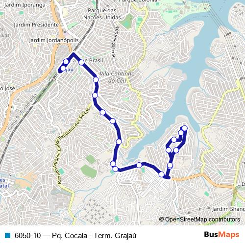 6050-10 bus Line Map