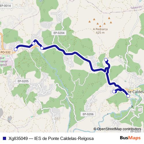 Xg835049 bus Line Map