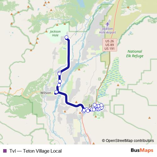 Tvl bus Line Map