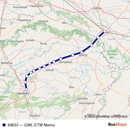 64633 rail Line Map