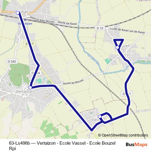 63-Ls498b bus Line Map