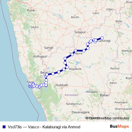 Vsd73is bus Line Map