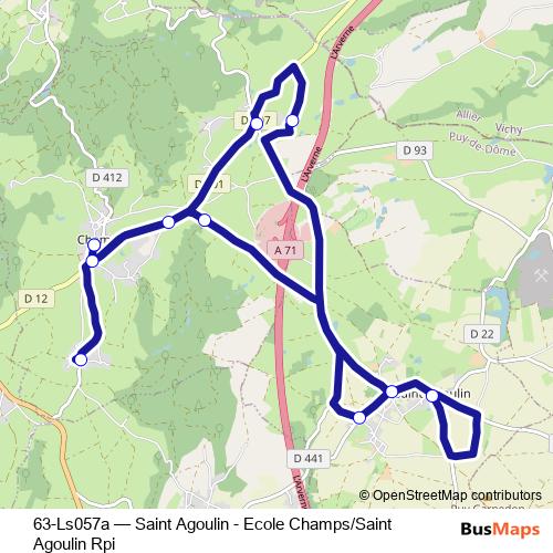 63-Ls057a bus Line Map