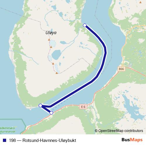 198 ferry Line Map