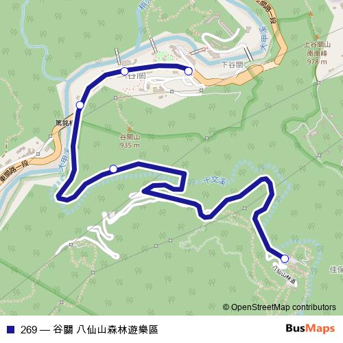 269 bus Line Map