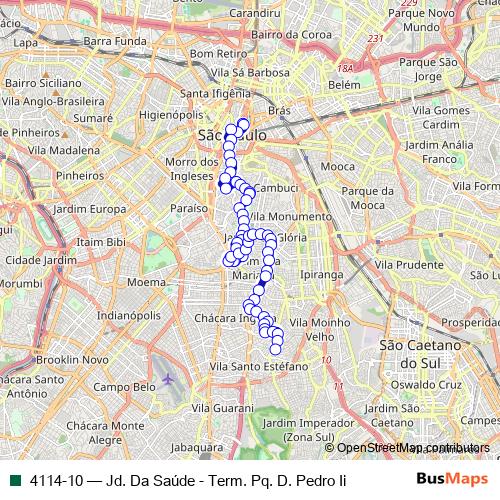 4114-10 bus Line Map