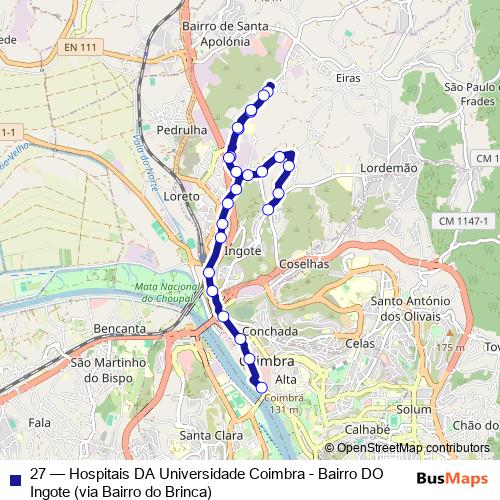 27 bus Line Map