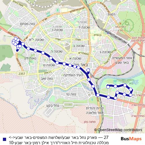 27 bus Line Map