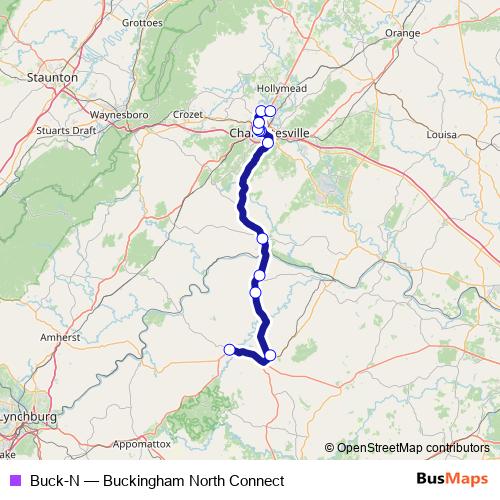 Buck-N bus Line Map