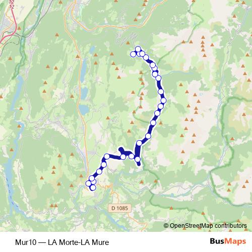Mur10 bus Line Map