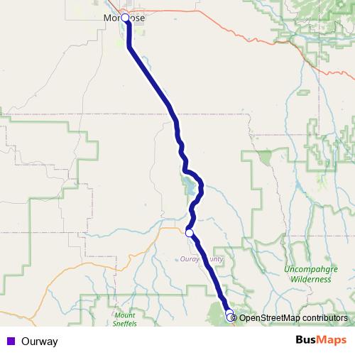 Ourway bus Line Map