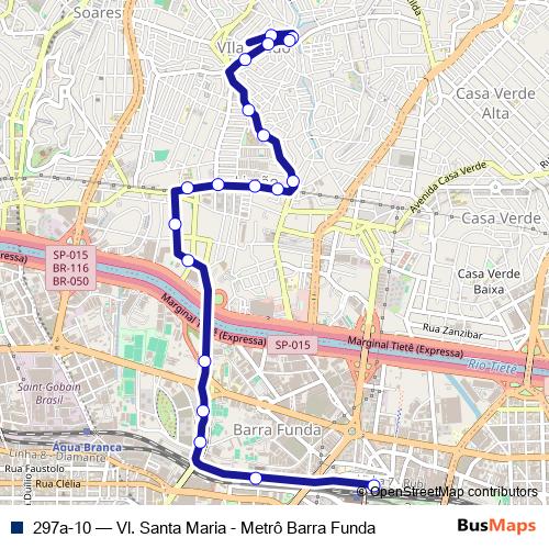 297a-10 bus Line Map