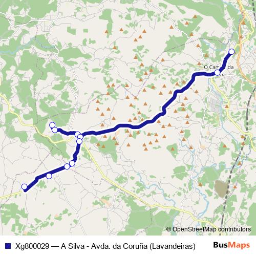Xg800029 bus Line Map