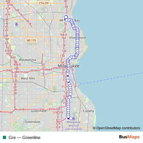 Gre bus Line Map