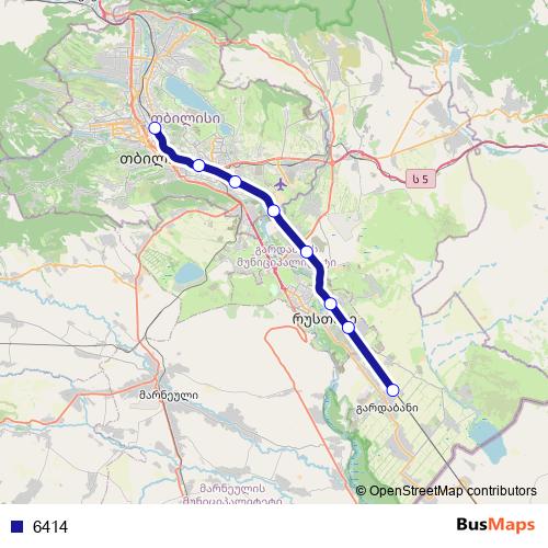6414 rail Line Map