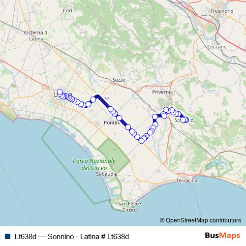Lt638d bus Line Map