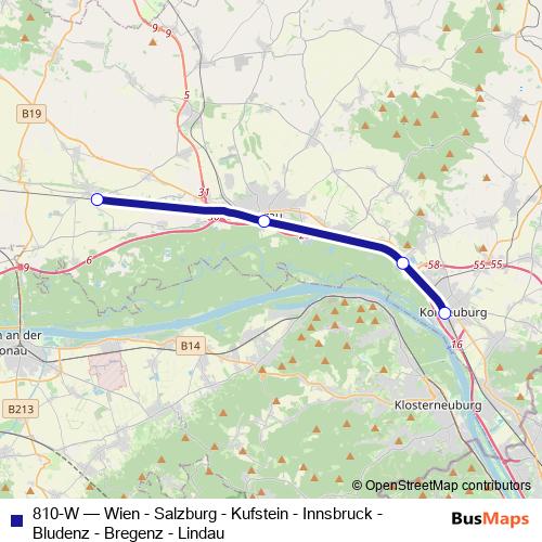 810-W rail Line Map
