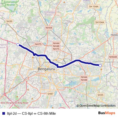 Itpl-2d bus Line Map