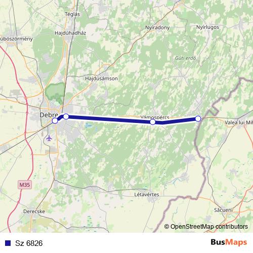 Sz 6826 rail Line Map