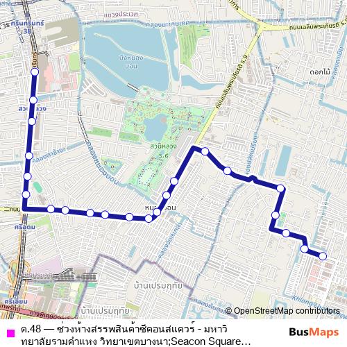 ต.48 bus Line Map