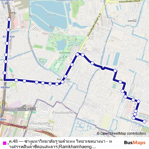 ต.48 bus Line Map