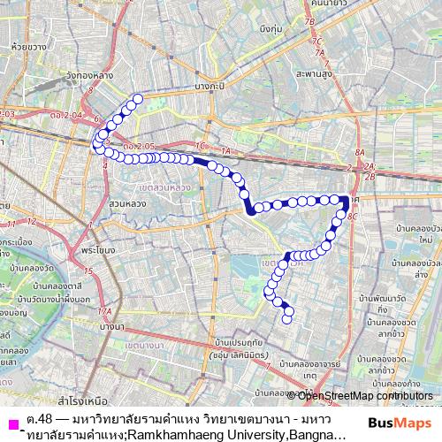 ต.48 bus Line Map