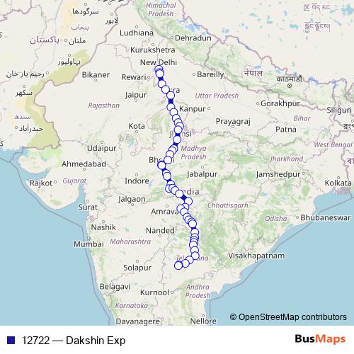 12722 rail Line Map