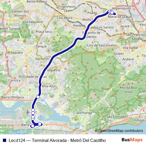 Lecd124 bus Line Map