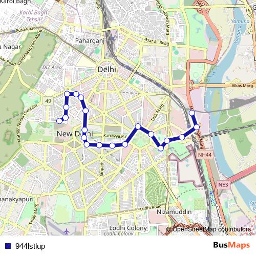 944lstlup bus Line Map