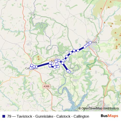 79 bus Line Map