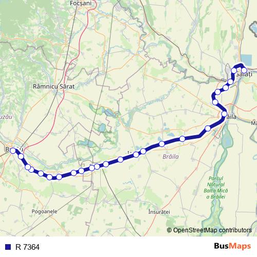 R 7364 rail Line Map