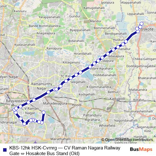 KBS-12hk HSK-Cvrnrg bus Line Map